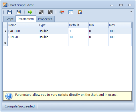 Adding FACTOR and LENGTH parameters to the script
