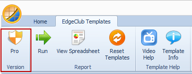 Version number in Ribbon Menu